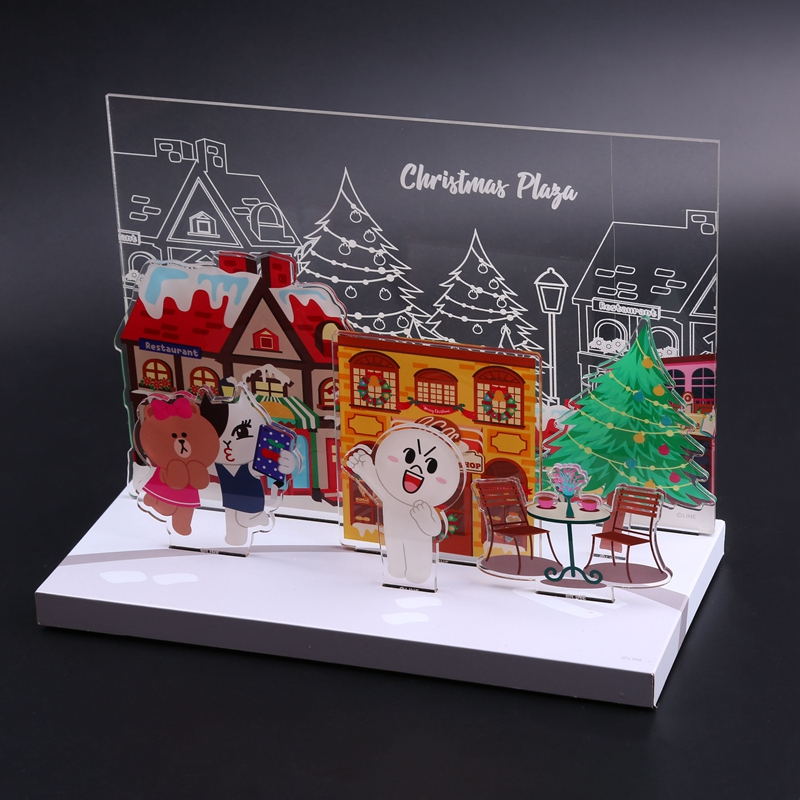 亞克力LED燈圣誕樹圣誕人展示